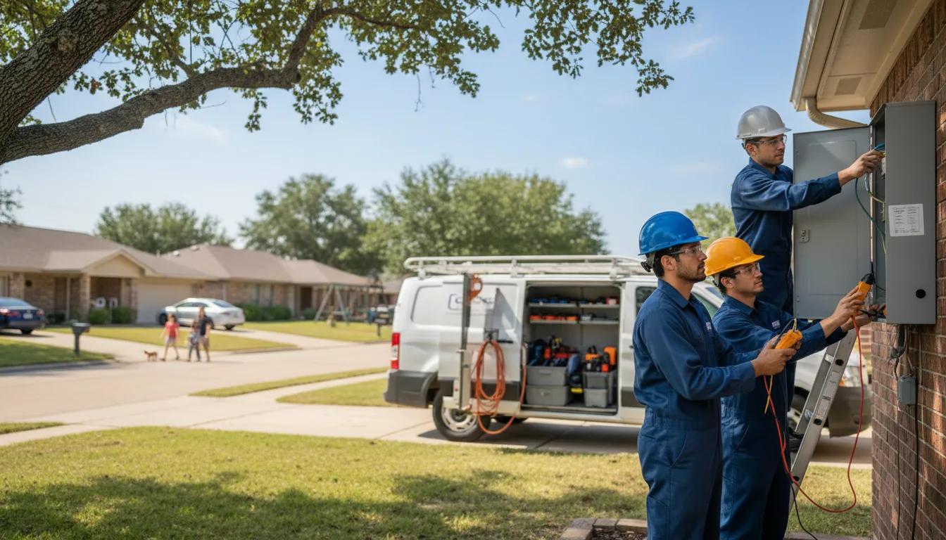 Certified electrician providing emergency electrical services in Taylor, AR